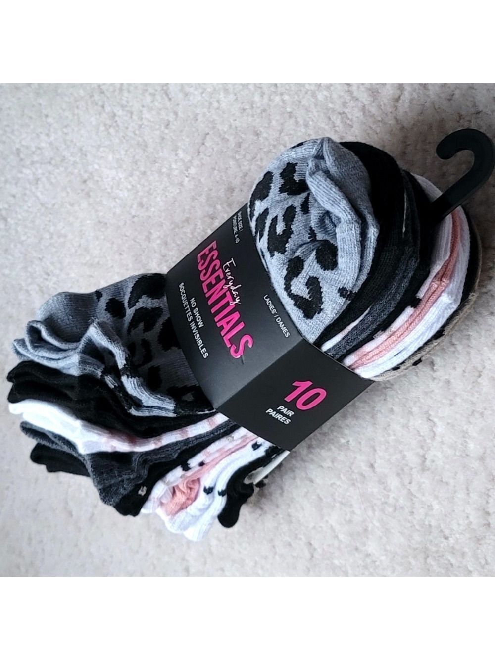 NWT Orly Everyday Essentials No Show Ladies Socks (Shoe Size 4 - 10)